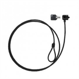 TOOQ CABLE DE SEGURIDAD CON LLAVE PORTATILES GRIS