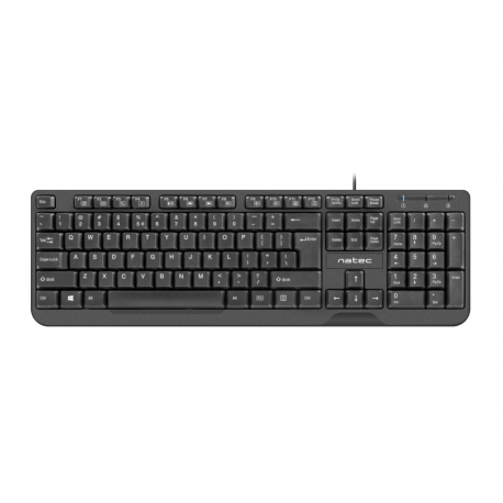 TECLADO NATEC TROUT SLIM USB NEGRO