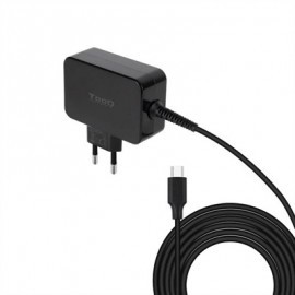 TOOQ CARGADOR PORTATIL GAN USB-C PD 65W NEGRO