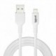 IGGUAL CABLE USB-A/MICRO-USB 100 CM BLANCO