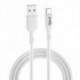 IGGUAL CABLE USB-A/USB-C 100 CM BLANCO Q3.0 3A