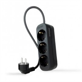 NANOCABLE REGLETA DE ENCHUFES 3 TOMAS 1.4 M NEGRO