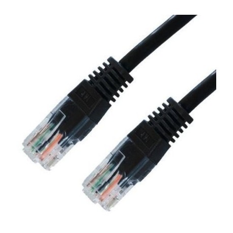 NANOCABLE LATIGUILLO CATEGORIA 6 UTP 3 M NEGRO