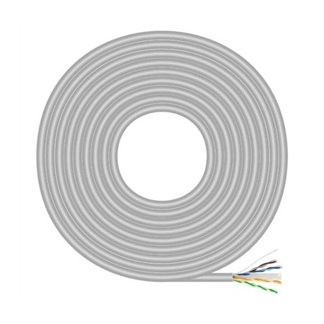 AISENS CABLE RJ45 CAT.6 UTP RIGIDO 305M NEGRO