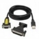 NANOCABLE ADAPTADOR USB A SERIE  DB9M/25H