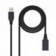 NANOCABLE CABLE USB 3.0 TIPO A/M-A/H NEGRO 1.0 M