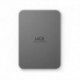 LACIE MOBILE DRIVE SECURE 2TB 2.5" USB-C GRIS