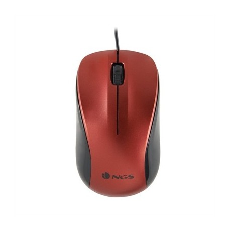 NGS RATON OPTICO WIRED RED