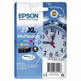 EPSON WORKFORCE WF-3000 Y WF-7000 MULTIPACK (C,M,Y)DE ALTA CAPACIDAD N.27XL