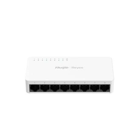 REYEE UNMANAGED SWITCH 8X10/100 RJ45 PLASTIC CASE