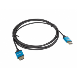 CABLE HDMI LANBERG MACHO/MACHO V2.0 4K SLIM 1M NEGRO