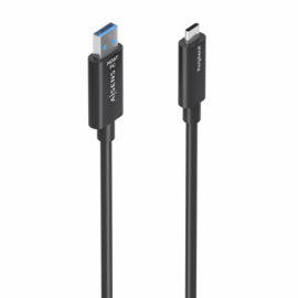 CABLE AISENS USB3.2 GEN2X1 10GBPS AOC DATOS USB-A/M-USB-C/M 15M