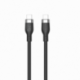HYPER 2M SILICONE 240W USB-C CHARGING CABLE - BLACK
