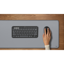 RATON LOGITECH PEBBLE MOUSE M350S GRAFITO BLUETOOTH PILAS