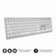 TECLADO SUBBLIM KEYBOARD BLUETOOTH PURE EXTENDED BLUETOOTH SILVER