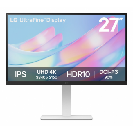 MONITOR LG 27US550-W 27" 4K UHD 5MS BLANCO HDMI X2 DP REGULABLE VESA