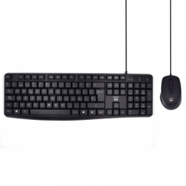 EWENT EW3006 KIT TECLADO+ RATON ESCRIT. SILENCIOSA