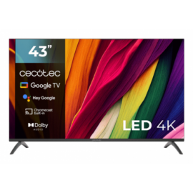 TELEVISION CECOTEC LED DE 43" 4K UHD GOOGLE TV HDMI USB GOOGLE VOICE CHROMECAST