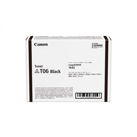 CANON TONER NEGRO T06 PARA IR 1643I 1643IF 1643IP SENSYS X 1643P 3526C002