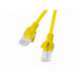 CABLE RED LANBERG LATIGUILLO CAT.6 UTP 5M AMARILLO FLUKE  PASSED