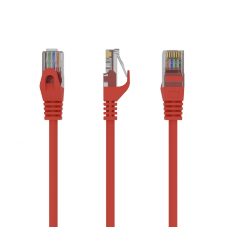 CABLE RED GEMBIRD UTP CAT6 0,5M ROJO