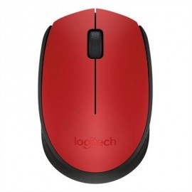 LOGITECH M171 RATON INALAMBRICO 1000 DPI NEG/ROJO