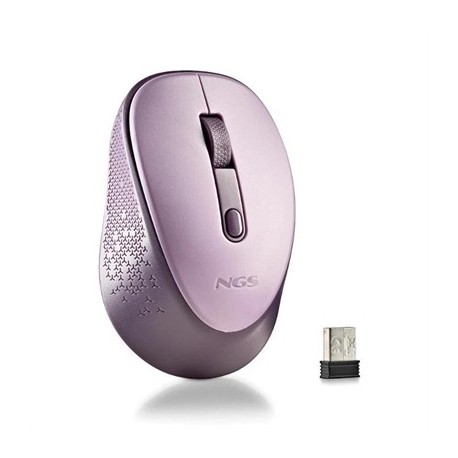 NGS RATON INALAMBRICO 800/1600DPI LILA