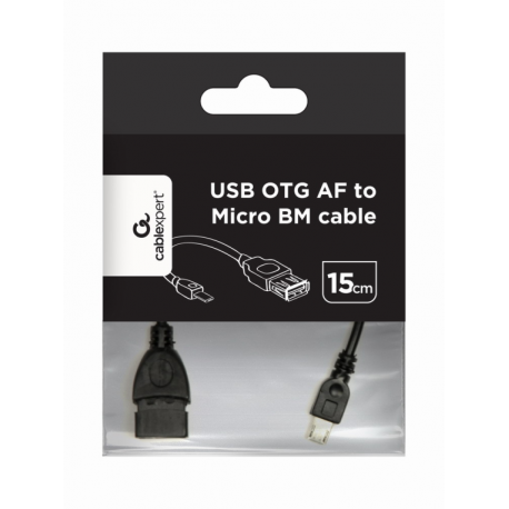 CABLE USB GEMBIRD A MICRO USB HEMBRA MACHO 0,15M