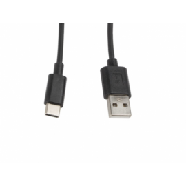CABLE USB LANBERG 2.0 MACHO/USB C MACHO 1M NEGRO