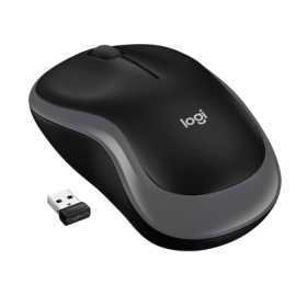 RATON LOGITECH M185 NEGRO GRIS RF INALAMBRICO PILAS