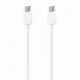 CABLE AISENS USB 2.0 3A 60W APPLE USB-C/M-USB-C/M BLANCO 1.0M