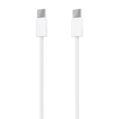 CABLE AISENS USB 2.0 3A 60W APPLE USB-C/M-USB-C/M BLANCO 1.0M