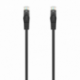 CABLE RED AISENS LATIGUILLO RJ45 LSZH CAT.6A UTP AWG24 0.5M NEGRO