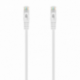 CABLE RED AISENS LATIGUILLO RJ45 LSZH CAT.6A UTP AWG24 2.0M BLANCO