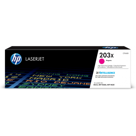 HP LASERJET M254,M280,M281 TONER MAGENTA ALTA 203X