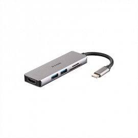 D-LINK DUB-M530 HUB HDMI/2USB 3.0/USB-C/SD/MICROSD
