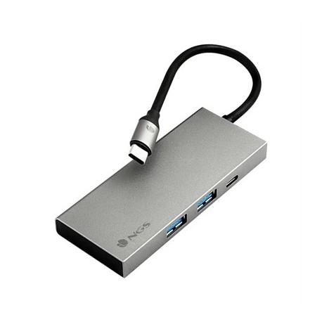 NGS ADAPTADOR MULTIPUERTO USB C ULTRALIGERO 3.0 PD
