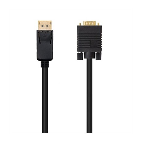 NANOCABLE CABLE CONVERSOR DP A VGA NEGRO, 2 M