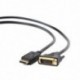 GEMBIRD ADAPTADOR DISPLAYPORT (M) A DVI (M) 1,8 MT