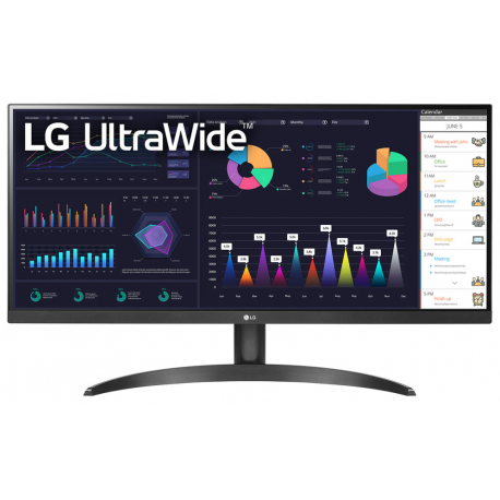 MONITOR LG 29WQ60A-B 29" ULTRAWIDE FULL HD 5MS NEGRO VESA HDMI DP USB-C ALTAVOZ