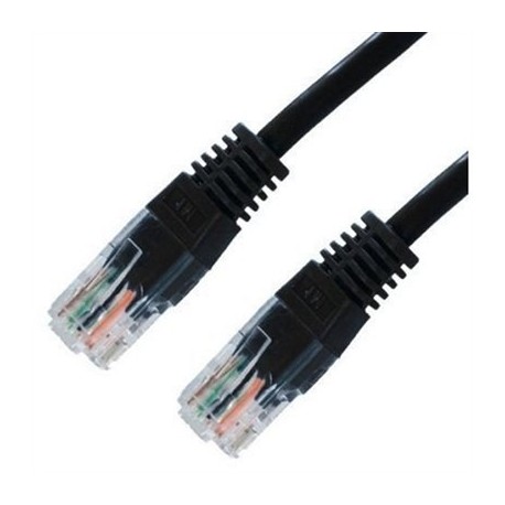NANOCABLE LATIGUILLO CATEGORIA 6 UTP 1 M NEGRO