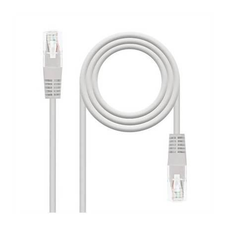 NANOCABLE LATIGUILLO CATEGORIA 6 UTP 25 M GRIS