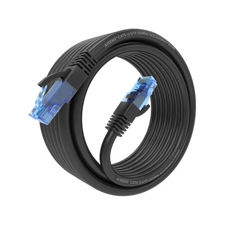 AISENS CABLE RJ45 CAT.6 UTP AWG26 CCA NEGRO 5.0M