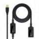 NANOCABLE CABLE USB 2.0 PROLONG. AMPLIFICADOR 10M