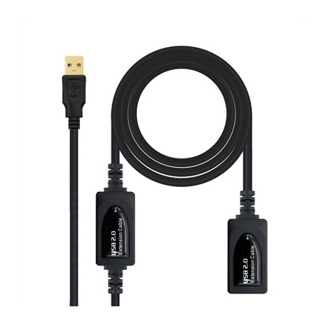 NANOCABLE CABLE USB 2.0 PROLONG. AMPLIFICADOR 10M