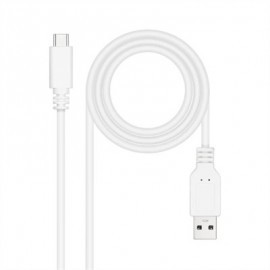 NANOCABLE CABLE USB 2.0 3A USB-C-M/M 1.5M BLANCO