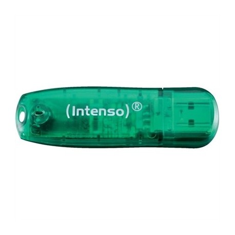INTENSO 3502460 LAPIZ USB 2.0 RAINBOW 8GB VERDE