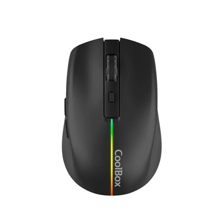 COOLBOX GAMING RATON  W01 1600DPI INALAMBRICO NEGR