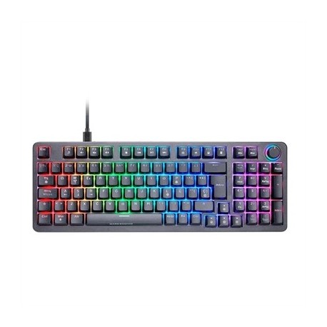 MARS GAMING TECLADO MKPROBES BLUE SWITCH RGB NEGRO