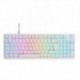 MARS GAMING TECLADO MKPROWBES BLUESWITCH RGB WHITE